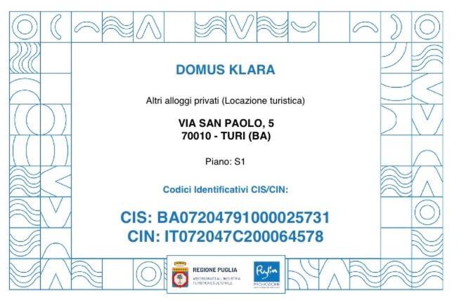 Domus Klara Bed & Breakfast Turi Luaran gambar